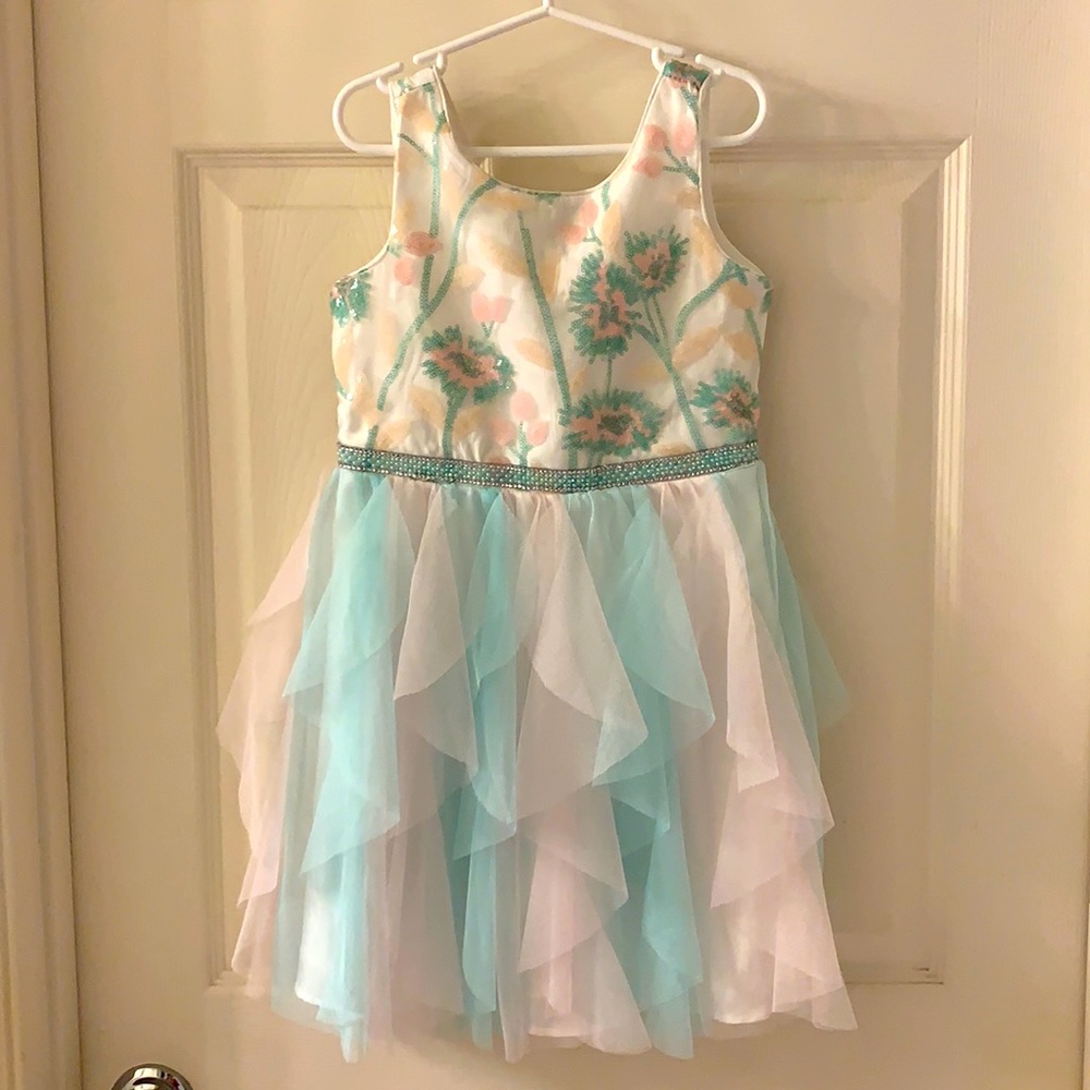 Girls pastel tulle dress